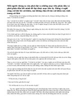 Em hiểu gì về câu nói: Cái khó bó cái khôn