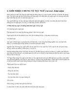 Tục ngữ là gì?