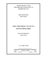 chất thơ trong văn tế của nguyễn đình chiểu