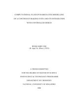 Computational fluid dynamics (CFD) modelling of a continuous baking oven and its integration with controller design