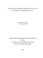 Strategies of caucasian and asian school aged children in australia