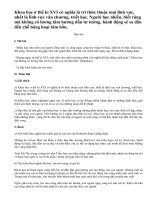 Khoa học mà không có lương tâm chỉ là sự tàn rụi của tâm hồn