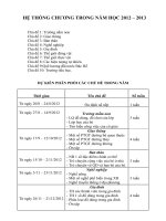 chủ đề bản thân  chương trình mới