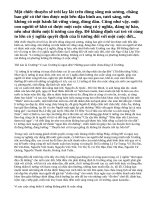 Văn hào Nga Lép Tôn-xtôi nói: Lí tưởng là ngọn đèn chỉ đường. Không có lí tưởng thì không có phương hướng kiên định, mà không có phương hướng thì không có cuộc sống. Phát biểu suy nghĩ về vấn đề này.