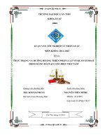 thực trạng và hướng hoàng thiện pháp luật về quản lí hoạt động hàng hải tại cảng biện việt nam