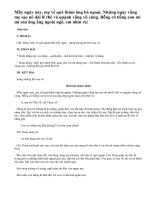 Mẹ vắng nhà mấy ngày em hãy tả hình dáng cử chỉ mẹ em về