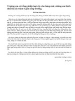 Em hãy tả một cây có bóng mát