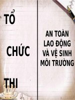Tổ chức thi công  ATLD và VSMT