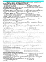 Những câu hỏi thường gặp trong lý thuyết hóa hữu cơ 