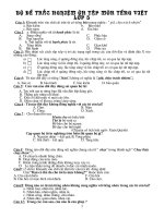 134 đề trắc nghiệm ôn tập môn tếng việt lớp 5