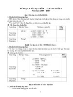 Giáo án toán lớp 4 theo chương trình VNEN (HK1)