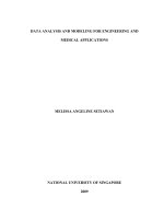 Data analysis and modeling for engineering and medical applications