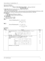 GIÁO án đề KIỂM TRA15 PHÚT môn HÌNH học 10 