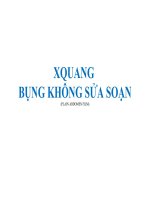 Bài Giảng X Quang Bụng