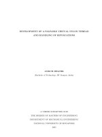 Development of a palpable virtual nylon thread and handling of bifurcations