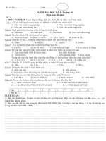 Đề KIỂM TRA học kỳ 1 tin học 10 (gồm 2 đề, biên soạn công phu) 