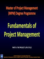 Fundamentals of project management