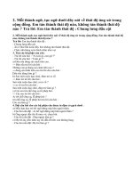 Luyện từ và câu bài tiếng ru