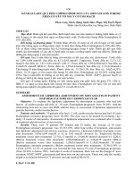 đánh giá kết quả điều chỉnh lipide máu của simvastatin ở bệnh nhân có yếu tố nguy cơ tim mạch 