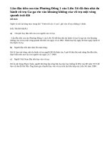 Bài 2 - Nghe và nói lại từng mục trong bài 