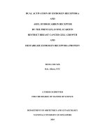 Dual activation of estrogen receptor a and aryl hydrocarbon receptor by the prenylflavone, icaritin restrict breast cancer cell growth and destabilize estrogen receptor a protein