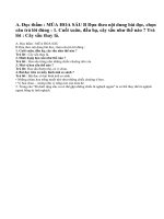 Tiết 8: Ôn tập học kì I