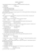 Trắc nghiệm hóa học lớp 12   54 đề 