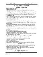 Giáo án Mầm non chủ đề bản thân