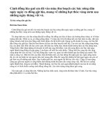 Tả bác nông dân gặt lúa