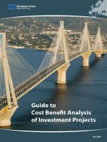 GUIDE TO COST BENEFIT ANALYSIS OF INVESTMENT PROJECTS