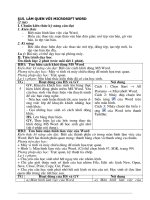Download giáo án tin học 10   bài 15 khái niệm về soạn thảo văn bản, soạn theo chuẩn kiến thức kỹ năng