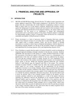 Financial analysis and appraisal of projects 2