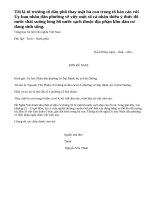 Gần nhà em có một hồ nước, gần đây một số người hay đổ phế thải xây dựng xuống hồ. Hãy giúp bác tổ trưởng tổ dân phố viết đơn đề nghị ủy ban Nhân dân phường ngăn chăn việc làm thiếu ý thức này.