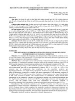 hội chứng chuyển hoá ở bệnh nhân nữ trên 45 tuổi tăng huyết áp tại bệnh viện c đà nẵng 