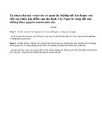 Em hãy lựa chọn câu mở đoạn thích hợp cho thân bài tả cảnh Tây Nguyên