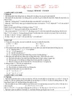 Ôn tập đại số lớp 10 (cả năm) 