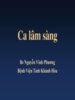 tìm hiểu ca lâm sàng