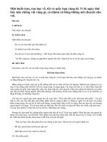 Một lần em và các bạn gặp một gói tiền ai đó đánh rơi hãy kể lại chuyện ấy