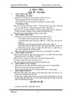 Giáo án Mầm non chủ đề gia đình 2