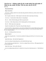 Hãy viết thêm một số lời thoại để thành màn kịch theo gợi ý( SGK tiếng việt 5 tập 2 trang 114)