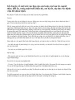 Kể chuyện được chứng kiến hoặc tham gia