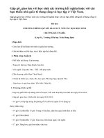 Lập chương trình giao lưu