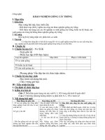 Công nghệ KHẢO NGHIỆM GIỐNG cây TRỒNG 