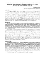 một số đặc điểm dịch tễ học bệnh đái tháo đường của cư dân ở thành phố buôn ma thuột đắclắk 