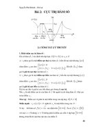 Chuyên đề  cực trị hàm số 