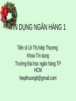 CHƯƠNG 1 tổng quan về hoạt động kinh doanh ngân hàng