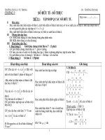 giáo án trọn bộ đại số 7 cực hay mới nhất 2015