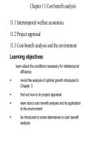 Cost benefit analysis