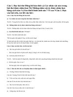 Luyện từ và câu trang 50 SGK Tiếng Việt 3