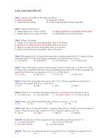 Trắc nghiệm nguyên tử 